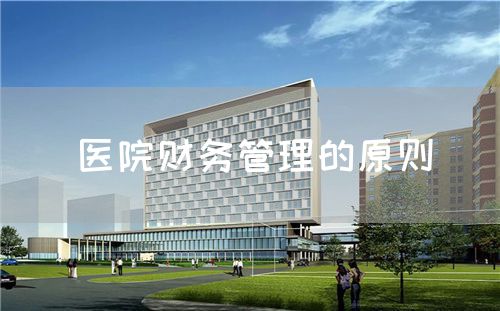 醫(yī)院財務(wù)管理的原則(圖1)