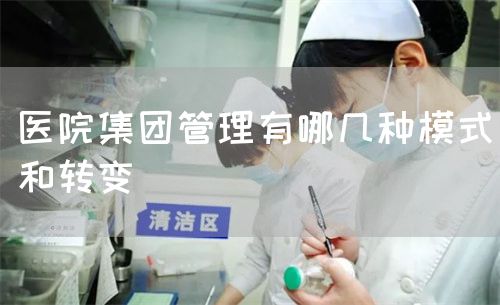 醫(yī)院集團(tuán)管理有哪幾種模式和轉(zhuǎn)變(圖1)