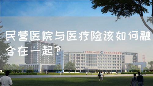 民營醫(yī)院與醫(yī)療險該如何融合在一起？(圖1)